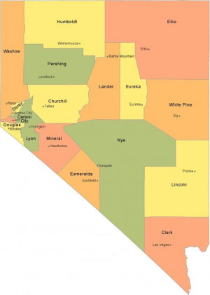 Nevada State Map