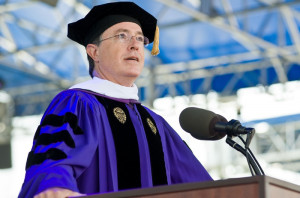 Stephen Colbert shares his commencement speech with Wake Forest ...