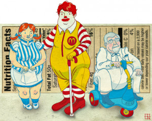 calories fat food funny kfc mcdonalds inspiring picture on