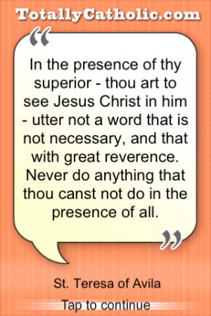 Catholic Quote of the Day