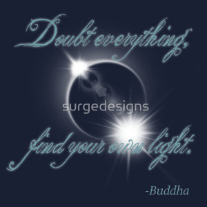 surgedesigns › Portfolio › Buddha Quote - Find Your Own Light