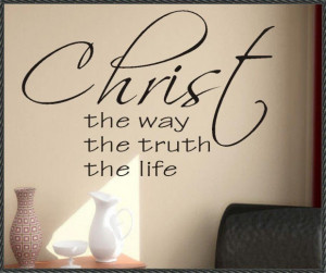 Religious quotes about life vinyl wall lettering quotes words ...