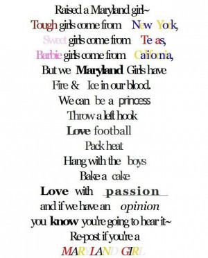 Maryland Girl