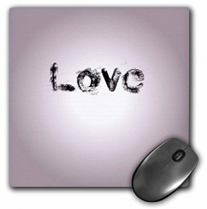 ... - Mystical Pink Love- Inspirational Quotes - MousePad (mp_33733_1