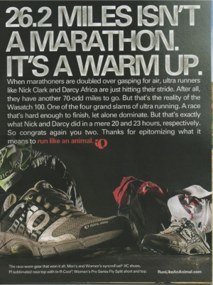 Ultra marathon...i'll take that challenge...sounds like fun to me
