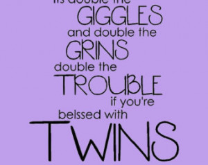 Popular items for twins quote