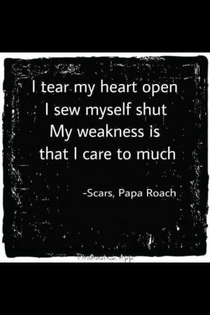 Papa roach song saying