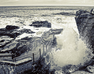 Thunder Hole // Fine Art Photo Pr int // Wall decor, Ocean, East Coast ...