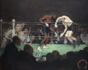 Boxing Match Painting Gee...