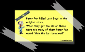 Peter Pan Killed Lost Boys In The Original Book
