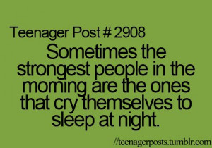 teenagerpost # teens # crying # tears # sad # sayings # sleep # bed ...