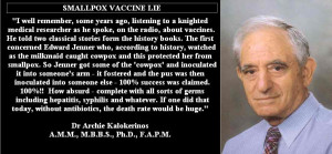 Smallpox death rate 2-0% under Natural Healers and Homeopaths (no need ...