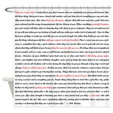 Marley Love Quote Shower Curtain for