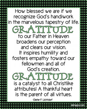 lds quotes on gratitude