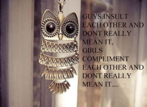 girl, owl, quote, text, true, typography