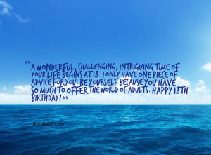 Tag Archives: 18 year old birthday quotes