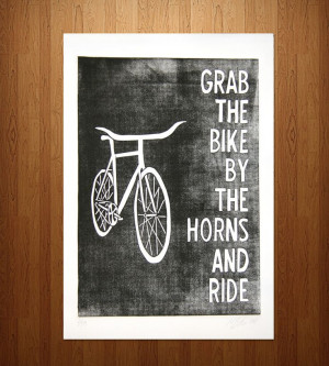 Grab the Bike by the Horns Print / by The Matt Butler