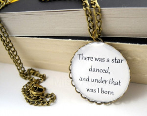 William Shakespeare Quote Pendant There was a star by MistyAurora, $18 ...