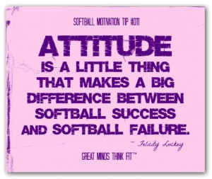 ... Different Between Softball Success And Softball Failure - Sports Quote