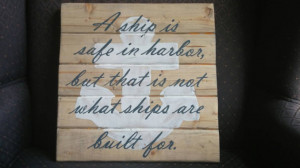 Ship and Anchor quote.