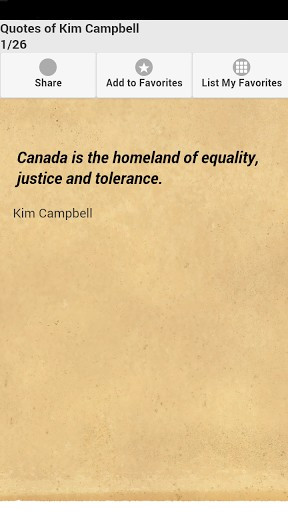 View bigger - Quotes of Kim Campbell for Android screenshot