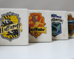 Set of 4 Harry Potter coasters