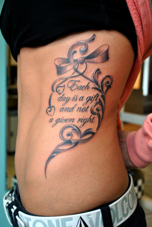 tattoos of quotes or sayings