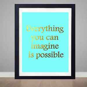 ... print, faux gold foil, quote prints, prints with inspirational quotes