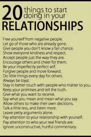 20 Respectful Relationship Rules