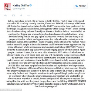 Kathy Griffin Quits ‘Fashion Police’ Following Zendaya Controversy ...