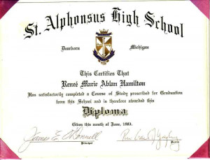 Free Printable High School Diploma Templates Atwcff