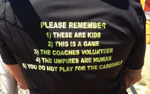 ... . This should be printed on all youth sports parents' t-shirts
