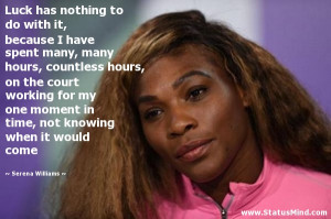 Serena Williams Inspirational Quotes