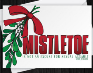 Mistletoe is Not an Excuse for Sexu al Assault - Andy Bernard, The ...