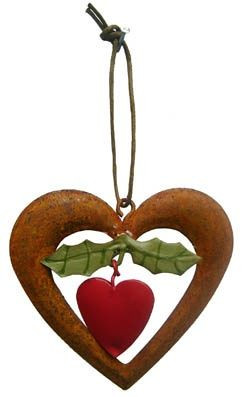 ... heart and holly leaves. #Christmas #thanksgiving #Holiday #quote