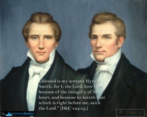 Society-Priesthood Quotes Lesson 7 #3. The Lord Loves Hyrum Smith ...