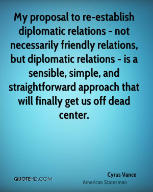 Cyrus Vance Quotes