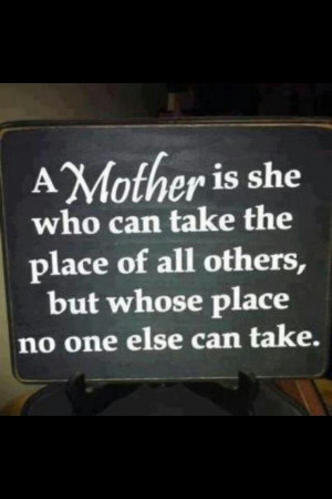 So true. I miss my mom. There will always be a hole in my heart.