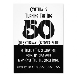 Player Over The Hill Birthday Party Invitation
