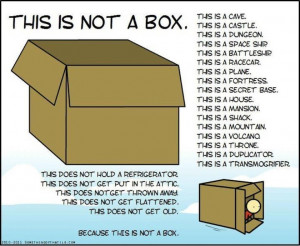 Things to do with a plain cardboard box via www.somethingofthatilk.com
