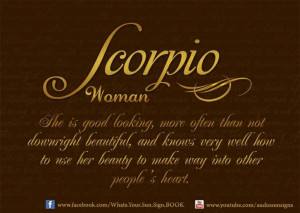 Scorpio woman