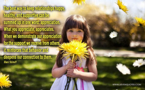 ... support we receive from others, it reinforces that behavior and
