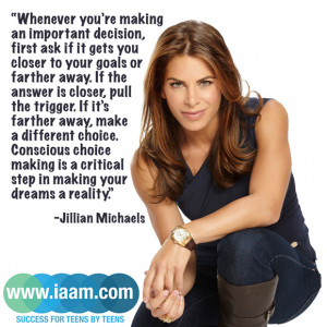 Jillian Michael Quote Today...