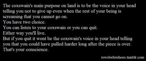 Coxswains yell hard for a reason. #Coxmate