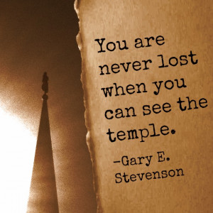 Mormon Temples-BrighamSilhouette-Quote