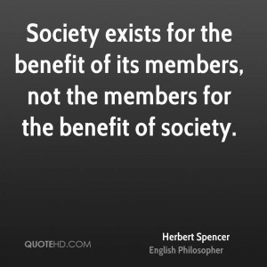 Herbert Spencer Society Quotes