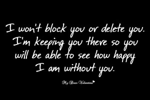 won't block you