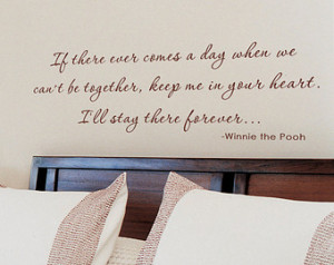 Romantic Words Love Quotes Winnie The Pooh Vinyl Letterings Nursery ...