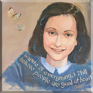 Painting of Anne Frank