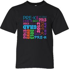 Pre-K Grad Youth T-Shirts is so cute for children graduating this year ...
